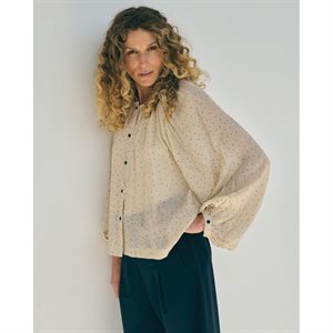 LA ROUGE - Dot Shirt - Sand